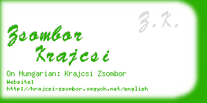 zsombor krajcsi business card